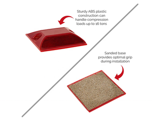 Reflector reflectante <span class=keywords><strong>de</strong></span> Ojos <span class=keywords><strong>de</strong></span> <span class=keywords><strong>gato</strong></span>, tachuelas reflectantes <span class=keywords><strong>de</strong></span> carretera - Product Image 1