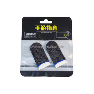 2 <span class=keywords><strong>Finger</strong></span> Antislip Schweiß feste <span class=keywords><strong>Finger</strong></span> hülle Smartphone Touchscreen Daumen abdeckung Gaming <span class=keywords><strong>Finger</strong></span> handschuhe für Spiele - Product Image 6