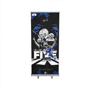 Umweltfreundlicher Leichter Stahl Indoor Display Rollbanner-Ständer Tragbarer Ausziehbarer Großhandels-Werbe-<span class=keywords><strong>Promotion</strong></span> - Product Image 1