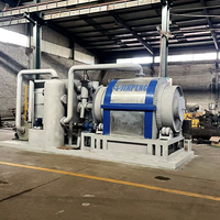 Mini-machine de pyrolyse pour la transformation de déchets plastiques mixtes (films, PEHD, PEBD, PP), pneus, caoutchouc, boues d'huile et plastiques en huile de pyrolyse à petite échelle