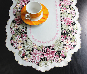 All'ingrosso tovaglia di pizzo fatta a mano ricami Jacquard di lusso <span class=keywords><strong>per</strong></span> matrimonio a casa-nuova tovaglia rettangolare in stile europeo - Product Image 6
