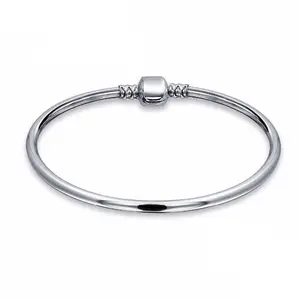 925 Sterling Silver Original Brand Bracelet Bangle fit beads charm