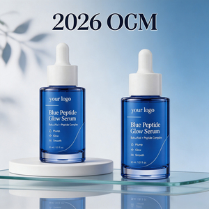Sérum Visage OEM à l'Acide Hyaluronique et Peptide Bleu GHK-Cu – Bio-Raffinant Avancé pour une Nutrition Profonde et une Absorption Cutanée Améliorée - Product Image 3