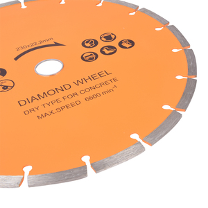 Lame de scie circulaire diamantée pour granit, personnalisable OEM, haute efficacité, acier au manganèse - Product Image 2