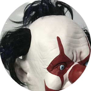 Máscara <span class=keywords><strong>de</strong></span> payaso espeluznante <span class=keywords><strong>película</strong></span> <span class=keywords><strong>de</strong></span> terror <span class=keywords><strong>Joker</strong></span> disfraz <span class=keywords><strong>de</strong></span> cara <span class=keywords><strong>completa</strong></span> fiesta Festival Cosplay Prop decoración para adultos marrón - Product Image 5