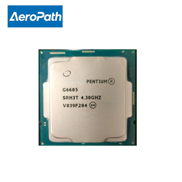New Pentium Gold G6605 2 Cores 4.30 GHz 4 MB Cache FCLGA1200 64-bit Virtualization Technology CPU Processor for Server