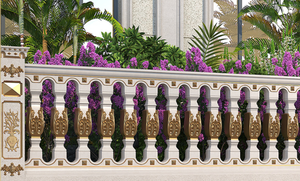 Moule d'injection Moule béton Moule clôture plastique Moule silicone Jardin Parc Fleur <span class=keywords><strong>Piscine</strong></span> Cour Ciment Brique DIY - Product Image 5