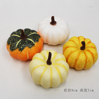 L'usine fournit directement de grandes citrouilles artificielles de décoration intérieure décorées pour le jour de Thanksgiving d'Halloween