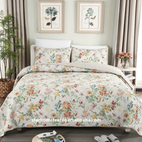 Couvre-lit lavable pour la maison, lot de 100 pièces, accessoire de lit estival, grande taille, avec impression florale, personnalisé, en coton