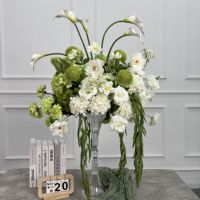 Bouquet de Mariage en Gros, Décoration de Scène de Mariage de Luxe, Centre de Table de Mariage aux Couleurs Chaudes, Boule de Fleurs de Mariage de 60 CM