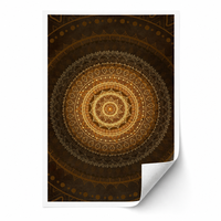 Impression sur toile personnalisée 60x90cm, art mural mandala, peinture sur toile de paysage naturel pour décoration intérieure moderne