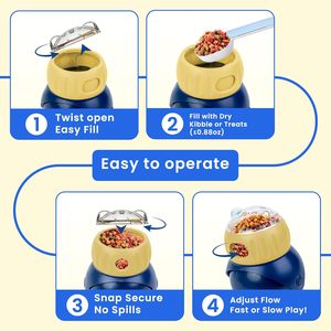 Boule de distribution de nourriture de hibou en plastique chaud pour chiens et chats <span class=keywords><strong>Distributeur</strong></span> de friandises de puzzle - Product Image 6