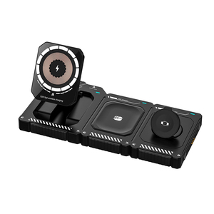 Nuevo Cargador Inalámbrico Rápido 3 en 1 para <span class=keywords><strong>iPhone</strong></span>, <span class=keywords><strong>Apple</strong></span> <span class=keywords><strong>Watch</strong></span>, Base de Carga Plegable para Airpods Pro, iWatch - Product Image 3