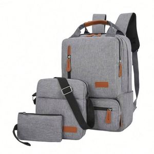 I-0310 Wholesale Waterproof Oxford <b>Laptop</b> <b>Backpack</b> USB Unisex Fashion School Office 20-35L Capacity Polyester Lining Zipper - Product Image 4