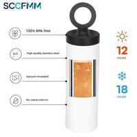 SCCFMM 15oz/20oz 승화 프린팅 진공 스테인리스 스틸 야외 스포츠 물병 스트레이트 텀블러 (DIY 로고 사진 인쇄 가능)