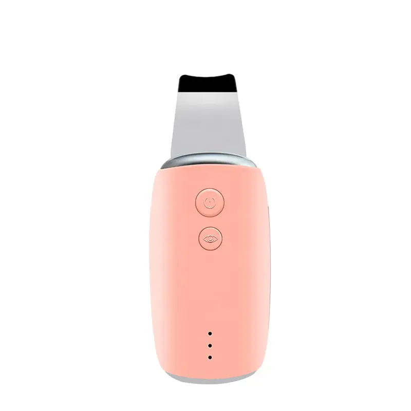 Light Therapy Feature Ultrasonic Skin Scrubber For Face Care Cleaning