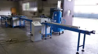 Ligne de production automatique d'éponges abrasives pour la vaisselle, machine à fabriquer des tampons à récurer pour la cuisine