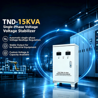 Stabilisateur de tension automatique monophasé TND SVC, régulateur de tension à servomoteur AVR 220V, stabilisateur à enroulement en cuivre