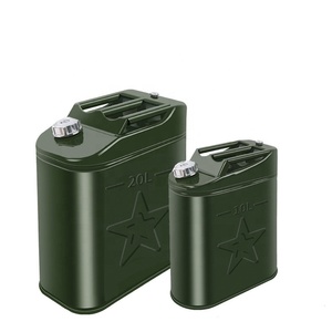 Jerrycan de 20 litres à plat en métal à <span class=keywords><strong>essence</strong></span> et à froid - Product Image 2