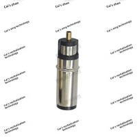 ZX Venta Directa de Fábrica 7406DC 27.0 Conector DC de Níquel Plateado con Goma Negra PBT y Cobre Ecológico, Pin Central Chapado en Oro