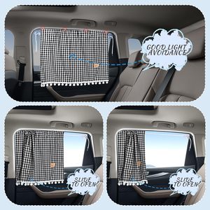Tendine per finestrino auto-tenda per Privacy universale con ventosa <span class=keywords><strong>a</strong></span> ventosa-graziosa parasole per finestrino auto - Product Image 2