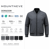 Blouson Bomber Homme Personnalisé en Mélange de Laine, Fermeture Éclair Intégrale, Col et Poignets Côtelés, Style Baseball, Molleton Melton, Décontracté, Streetwear, Patch