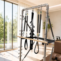 Machine de Pilates multifonctionnelle en alliage d'aluminium, type Half Cadillac Reformer Tower, avec résistance à ressort