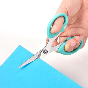 Ciseaux de tailleur en acier inoxydable Yangjiang, petits et grands, en forme de V, pour la coupe de tissus, la broderie, la couture, manche vert - Product Image 1