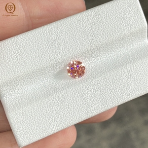 Diamantes Cultivados en Laboratorio con Certificación IGI, Color Rosa Intenso Vívido, Corte Brillante Redondo, HPHT CVD VVS VS, 1CT~5CT, para Joyería - Product Image 5
