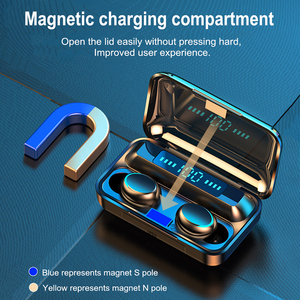 Tai nghe nhét tai TWS F9 BT 5.0 kèm hộp sạc pin tai nghe nhét tai chống nước - Product Image 6