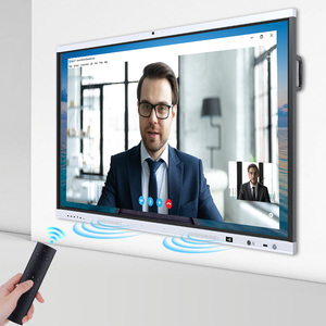 หน้าจอไวท์บอร์ดอัจฉริยะแบบอินเทอร์แอคทีฟขนาด 65 75 นิ้ว ความละเอียด 4K พร้อมหน้าจอสัมผัสแบบออลอินวัน IFPD ได้รับการรับรองมาตรฐาน CE FCC Rohs - Product Image 5