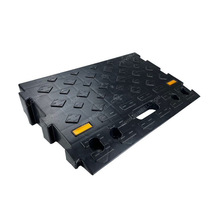 Сверхмощная легкая пороговая рампа для подъездной дорожки, тротуара, погрузочной док