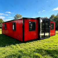 Maison conteneur extensible étanche personnalisée FLKT de 20 pieds, préfabriquée, de luxe, garantie 2 ans, directement de l'usine source