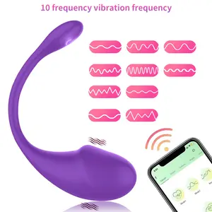 Boules de vagin télécommandées par application Vibrateur Love Egg Wearable Kegel Ball Bullet Aldut Product Female Sex Toy for women Jumping Egg