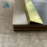 Protection d'angle murale en laiton massif personnalisée, vente chaude, bordure dorée pour la décoration des carreaux muraux