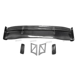 Alerón Trasero de Fibra de Carbono Estilo Volt para <span class=keywords><strong>GT86</strong></span> BMW M2 M3 M4 Benz Audi Universal, Alerón Trasero de Doble Capa para Maletero, Kit de Carrocería - Product Image 2