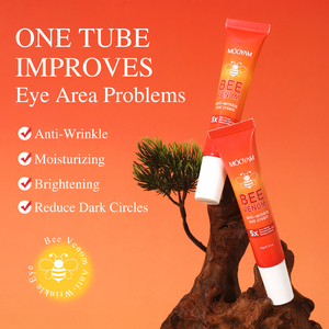 Crème anti-rides et raffermissante pour les yeux au venin d'abeille, éclaircit et hydrate la peau autour des yeux, atténue les ridules et élimine les poches sous les yeux - Product Image 3