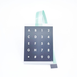 Phẳng loại nhôm kim loại Bảng điều chỉnh màng bàn phím cho máy bán hàng tự động - Product Image 1