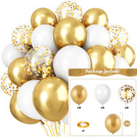 Ballons en latex multicolores assortis de 12 pouces, 35 pièces, pour fête, baby shower, festival, nouvel an, Noël, décoration de fête