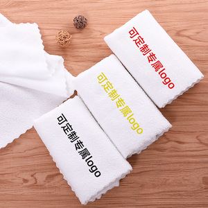 Chiffon de nettoyage en microfibre Fan Xin Warp Knitted 30x70cm, usage industriel, blanc, bords coupés - Product Image 3