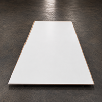 Panneau OSB 18 mm, contreplaqué mélaminé 2440x1220 mm, E1, chêne blanc, pour meubles, panneaux muraux, décoration