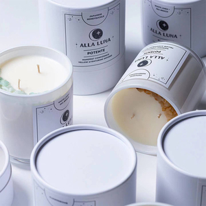 Velas de cristal perfumadas de cera de soja de lujo personalizadas, fragancia para el hogar, aromaterapia, caja de regalo personalizada para Pascua, Ramadán, Día del Padre - Product Image 1