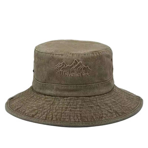 Sombrero de Pescador con Ala Ancha, Protección Solar, Transpirable, Plegable, para Adultos, Casual, para Exteriores, Color Caqui, Tela de Poliéster - Product Image 5