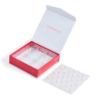 Vente en gros de boîtes à bonbons de mariage personnalisées de qualité supérieure Petites boîtes à bonbons vides écologiques Doublure en éponge Manipulation d'impression par stratification mate