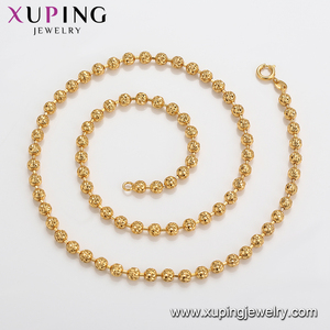 <span class=keywords><strong>Collana</strong></span> <span class=keywords><strong>Rosario</strong></span> in Stile Dubai con Catene Dorate, Gioielleria <span class=keywords><strong>di</strong></span> Moda Xuping 46303 - Product Image 5