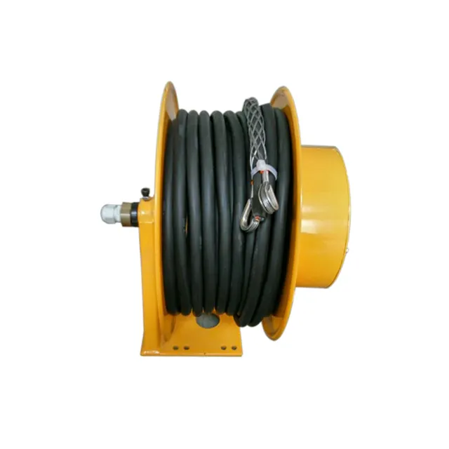 Short-haul industrial spring cable reel drum