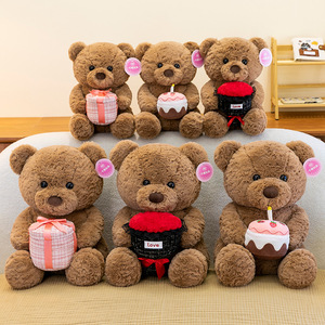 Orso di Rose all'Ingrosso, Orso Torta, Regalo per San Valentino, Bambola Orso <span class=keywords><strong>con</strong></span> Scatola Regalo, Peluche OEM ODM - Product Image 3