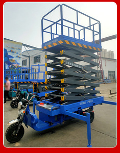 Plataforma elevadora de tijera hidráulica Camión Mesa elevadora de tijera eléctrica Plataforma de trabajo aéreo - Product Image 4