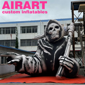 Diable gonflable, personnage de mort gonflable de 6m de haut, figurines gonflables de <span class=keywords><strong>zombie</strong></span> gonflables de Offre Spéciale Airart d'Halloween - Product Image 3
