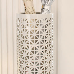 S067W <span class=keywords><strong>portaombrelli</strong></span> 18 pollici per ingresso <span class=keywords><strong>in</strong></span> <span class=keywords><strong>ceramica</strong></span> <span class=keywords><strong>portaombrelli</strong></span> bianco <span class=keywords><strong>portaombrelli</strong></span> durevole - Product Image 3